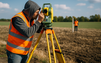 Geodeta podczas budowy – {kiedy jego pomoc jest niezbędna